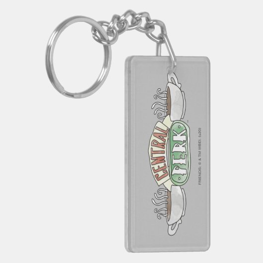 FRIENDS™ | Logo centrale Waterverf Sleutelhanger (Voorkant Links)