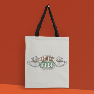 FRIENDS™ Logo centrale Waterverf Tote Bag