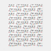 FRIENDS™ | Logo met kerstlampjes Fleece Deken (Voorkant)