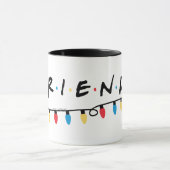 FRIENDS™ | Logo met kerstlampjes Mok (Midden)