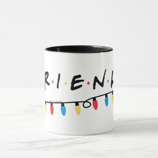 FRIENDS™ | Logo met kerstlampjes Mok (Midden)