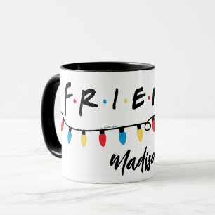 FRIENDS™ Logo met kerstlampjes Mok