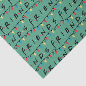 FRIENDS™ | Logo met kerstlampjes Tissuepapier (Detail)