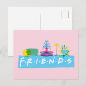 FRIENDS™ | Logo met pictogrammen Briefkaart (Voorkant / Achterkant)