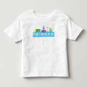 FRIENDS™ Logo met pictogrammen Kinder Shirts