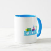 FRIENDS™ | Logo met pictogrammen Mok (Voorkant rechts)