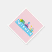 FRIENDS™ | Logo met pictogrammen Servet (Hoek)