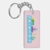 FRIENDS™ | Logo met pictogrammen Sleutelhanger (Voorkant Links)