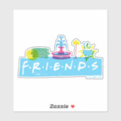 FRIENDS™ | Logo met pictogrammen Sticker (Vel)