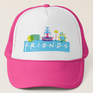 FRIENDS™   Logo met pictogrammen Trucker Pet