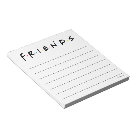 FRIENDS™ Logo Notitieblok (Schuin)