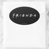 FRIENDS™ Logo Ovale Sticker (Tas)