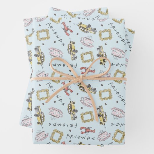 FRIENDS™-Logo — Papierbladen oppakken Inpakpapier Vel (In situ)