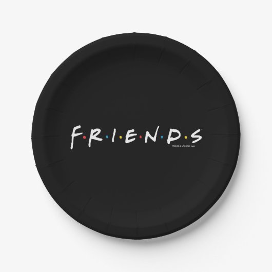 FRIENDS™ Logo Papieren Bordje (Voorkant)
