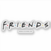 FRIENDS™ Logo Sticker (Voorkant)
