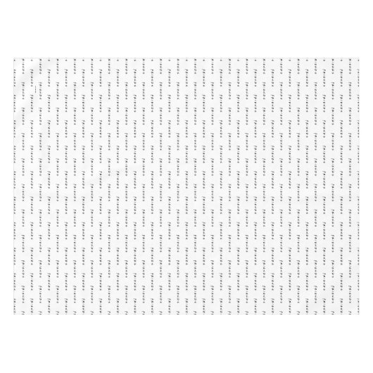 FRIENDS™ Logo Tafelkleed (Voorkant (Horizontaal))