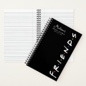 FRIENDS™ Logo | Trouwfeest Bruidsfeest Gast Cadeau Notitieboek (Binnen)