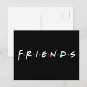 FRIENDS™ Logo Uitnodiging Briefkaart (Voorkant / Achterkant)