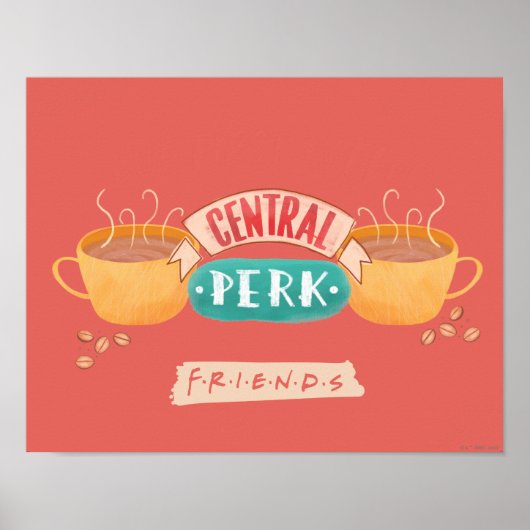 FRIENDS™ | Maar eerst koffie - Central Perk Poster (Voorkant)