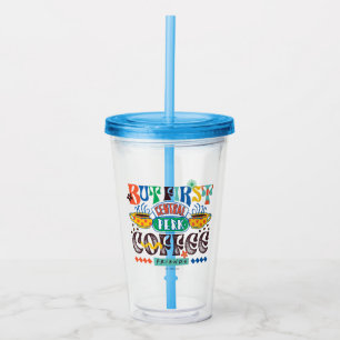 FRIENDS™ Maar eerst koffie-trilling Acryl Drinkbeker