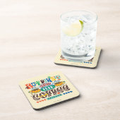 FRIENDS™ | Maar eerst koffie-trilling Bier Onderzetter (Rechterzijde)