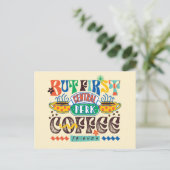 FRIENDS™ | Maar eerst koffie-trilling Briefkaart (Staand voorkant)