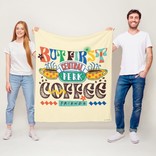 FRIENDS™ | Maar eerst koffie-trilling Fleece Deken (In situ)