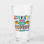 FRIENDS™ | Maar eerst koffie-trilling Glas (Voorkant)