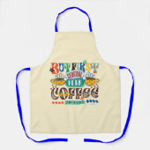 FRIENDS™ | Maar eerst koffie-trilling Schort (Voorkant)