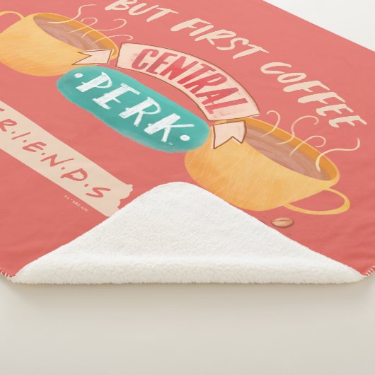 FRIENDS™ | Maar eerste koffie - centraal perk Sherpa Deken (3/4)