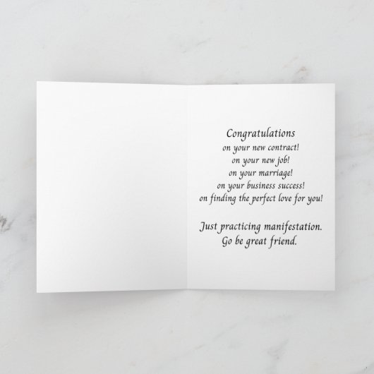 Friend's Manifestation Support Kaart (Binnen)