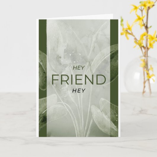 Friend's Manifestation Support Kaart (Gele Bloem)