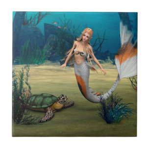 Friends Mermaid und Turtle Tegeltje