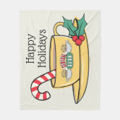 FRIENDS™ | Midden-Perkfeestdag Mok Fleece Deken (Voorkant)