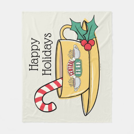 FRIENDS™ | Midden-Perkfeestdag Mok Fleece Deken (Voorkant)