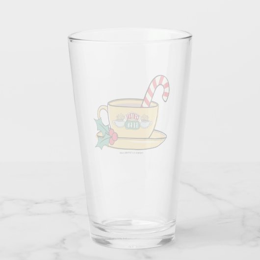 FRIENDS™ | Midden-Perkfeestdag Mok Glas (Achterkant)