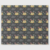 FRIENDS™ | Midden-Perkfeestdag - Mok met kerstmis Cadeaupapier (Vlak)