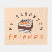 FRIENDS™ | Mijn sandwich Fleece Deken (Voorkant (Horizontaal))
