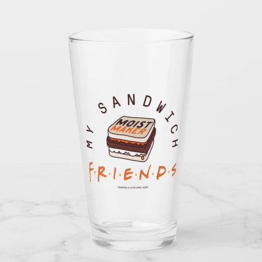 FRIENDS™ | Mijn sandwich Glas (Voorkant)