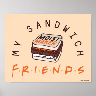 FRIENDS™ Mijn sandwich Poster