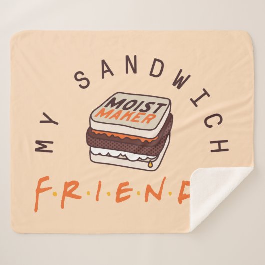 FRIENDS™ | Mijn sandwich Sherpa Deken (Voorkant (horizontaal))