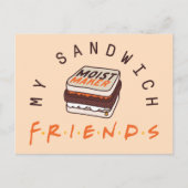 FRIENDS™ | Mijn sandwich Uitnodiging Briefkaart (Voorkant)