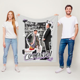FRIENDS™ Misschien als ik geen Commando ging! Fleece Deken