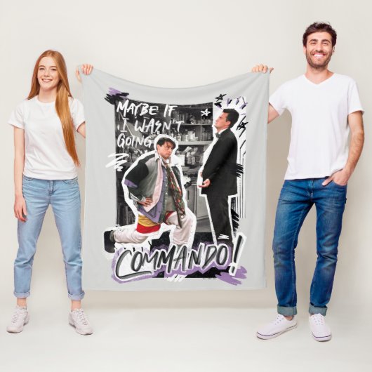 FRIENDS™ | Misschien als ik geen Commando ging! Fleece Deken (In situ)