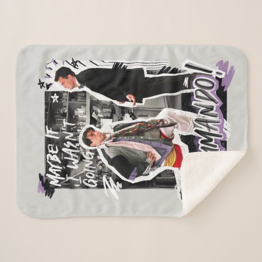 FRIENDS™ | Misschien als ik geen Commando ging! Sherpa Deken (Voorkant (horizontaal))