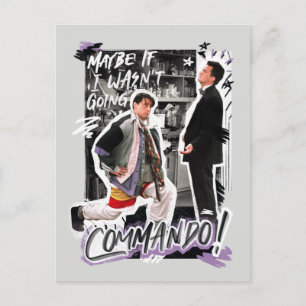 FRIENDS™ Misschien als ik geen Commando ging! Uitnodiging Briefkaart