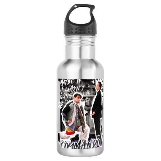FRIENDS™ | Misschien als ik geen Commando ging! Waterfles (Voorkant)