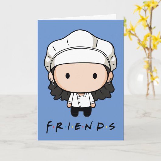 FRIENDS™ | Monica Chibi Kaart (Gele Bloem)