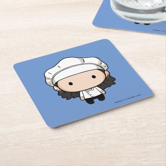 FRIENDS™ | Monica Chibi Kartonnen Onderzetters (Schuin)