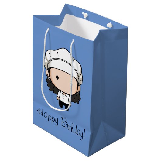 FRIENDS™ | Monica Chibi Medium Cadeauzakje (Voorkant Gekanteld)